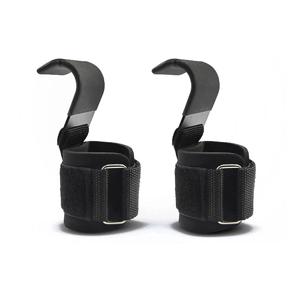 Weight Lifting Hooks for Weight Training, Hand-Bar