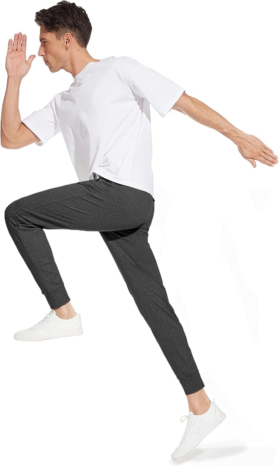 Tall Inseam Lightweight Cotton Joggers Extra Long Sweatpants Athletic