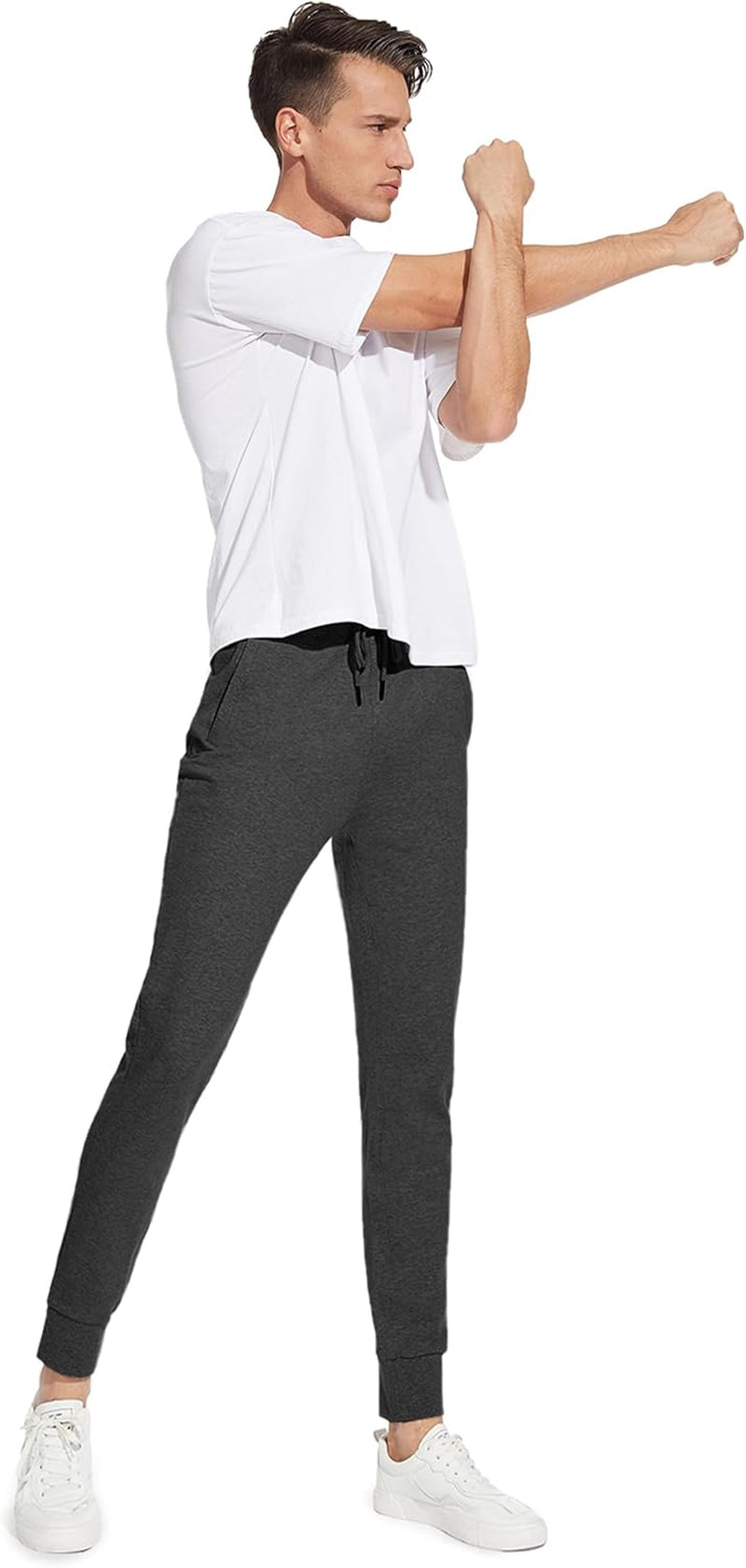 Tall Inseam Lightweight Cotton Joggers Extra Long Sweatpants Athletic