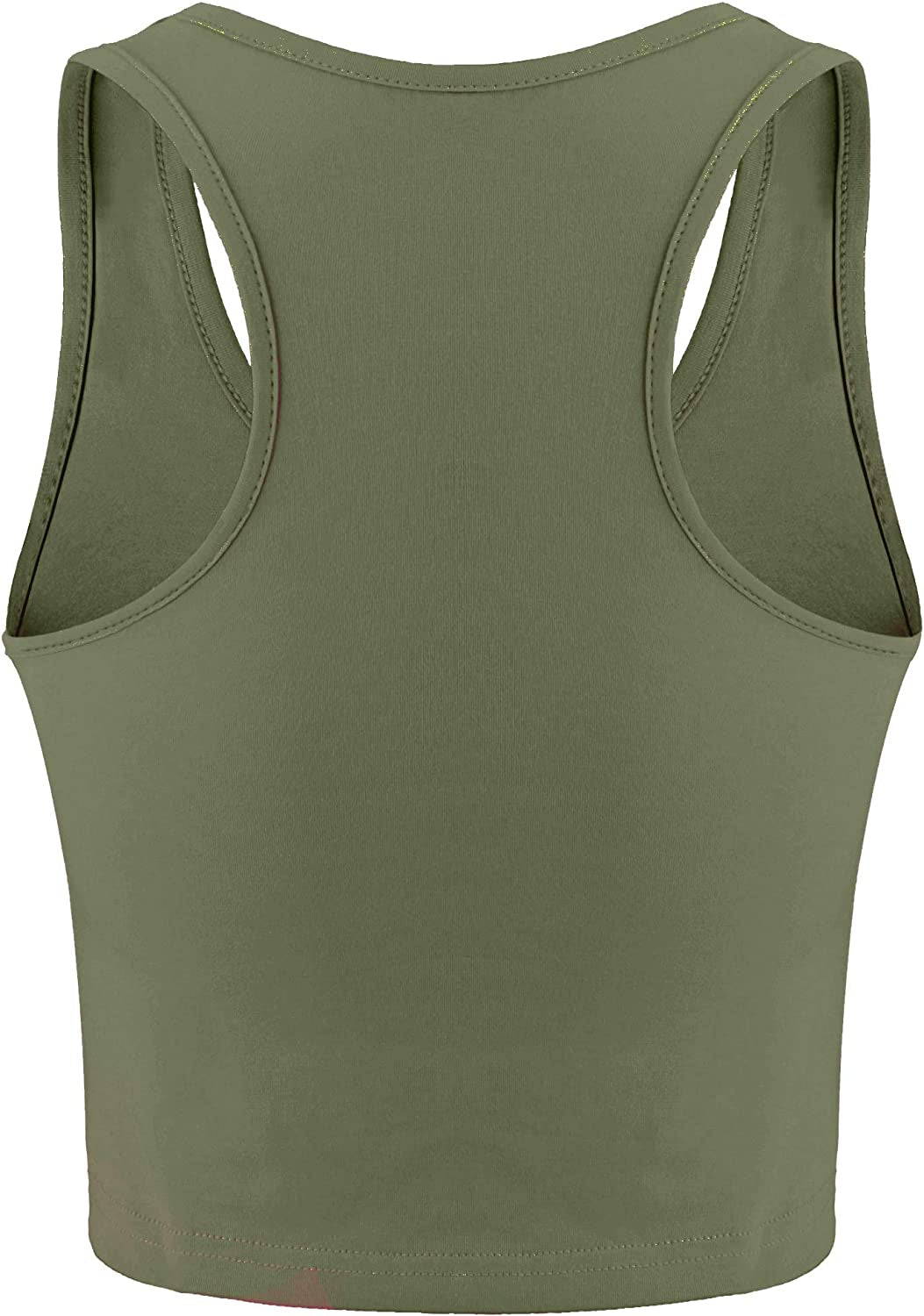 4 Pieces Basic Workout Crop Tank Tops