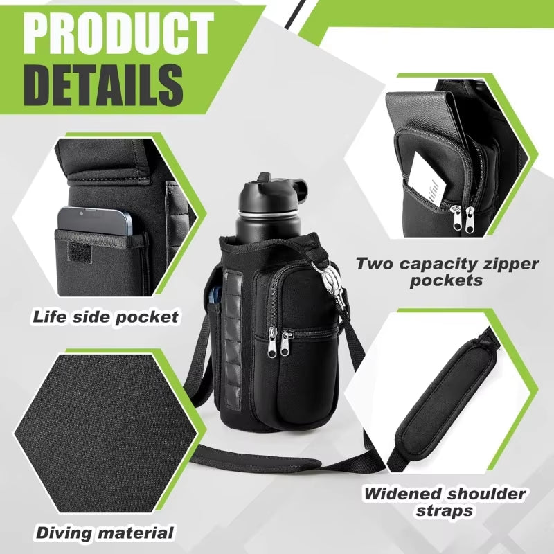 Magnetic Water Bottle Holder Gym Water Bottle